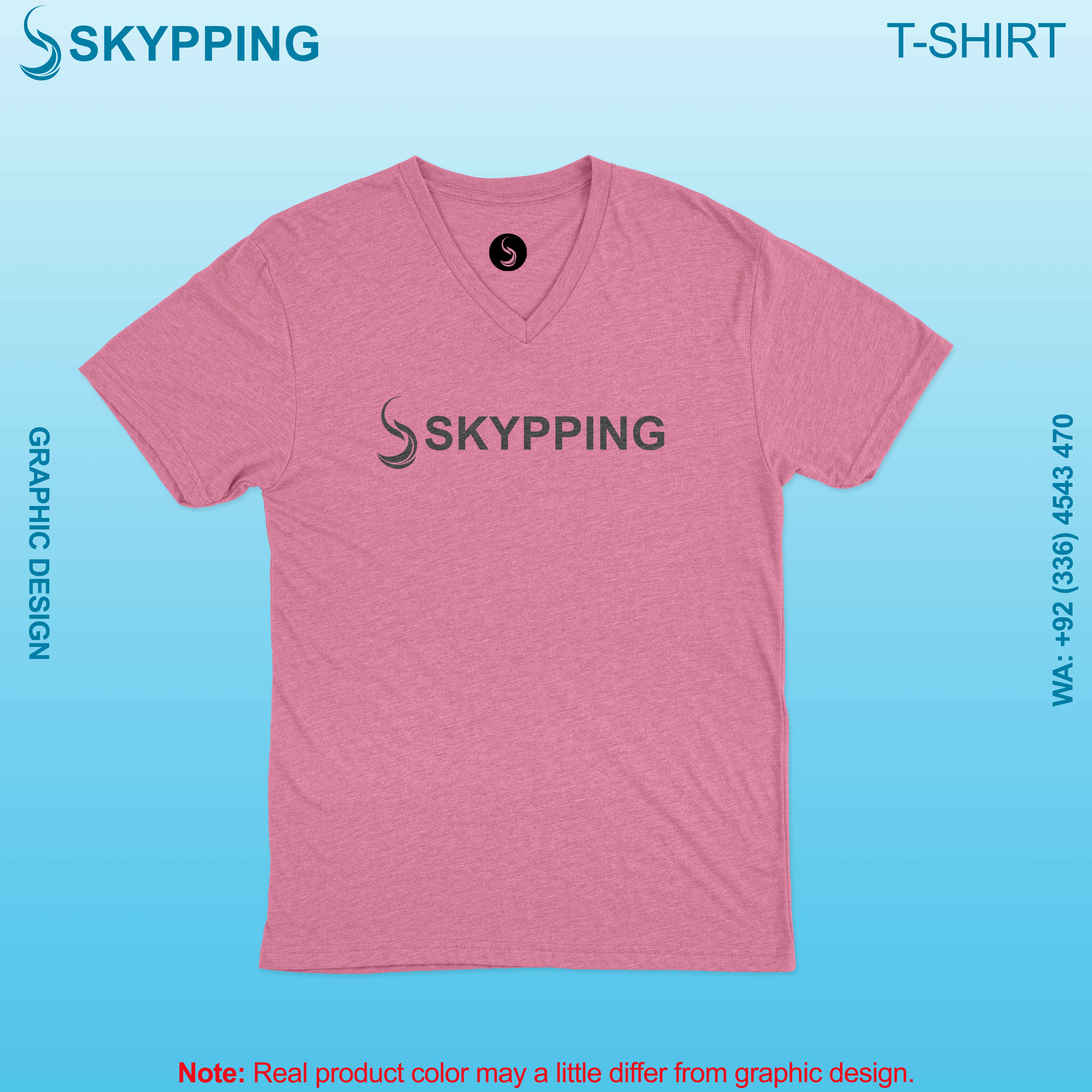 V-Neck Short set-in style sleeve t-shirt for men